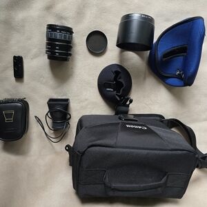 Canon Photography Accessory Lot - Kenko Macro Kit & Bag